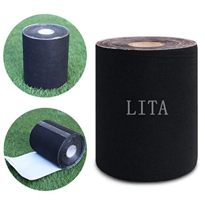 Image de LITA Ruban de Gazon Artificiel Joint pelouse synthétique Auto adhésif pour connecter des Tapis Vert Faux d&#039;herbe (15CM X 15M)