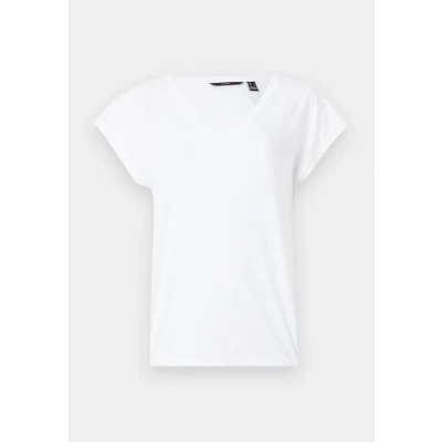 Image de Vero Moda Vmluna Vneck TEE Tshirt basique, Femme, Taille: Small, Bright white