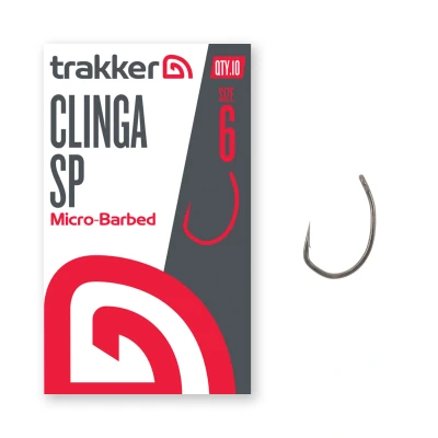Image de Trakker Clinga SP Hooks Micro Barbed Taille 6 (10 pcs) Hameçons carpe