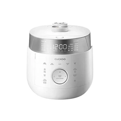 Image de CUCKOO Cuiseur à riz 1.08L CRP LHTR0609F Pression Induction Blanc 6 Tasses