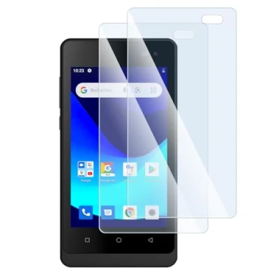Image de Verre de protection Logicom Le Wave 4 Pack x2 Dureté 9H Résistant aux rayures