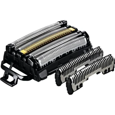Image de Panasonic WES9040Y1361 Lot de 5 lames rechange pour rasoir électrique ES LV9U &amp; LV6U, système lames, acier inoxydable japonais avancé, étanche