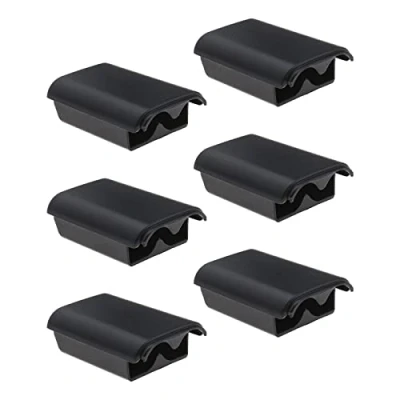 Image de ECSiNG 6X Couvercle de Batterie Support Coque Protection Remplacement Compatible avec Xbox 360 Contrôleur sans Fil Accessoires Noire