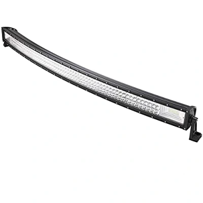 Image de AUXTINGS 52 Pouces 675W Courbe Triple rangée 7D LED Barre de lumière Travail Spot Flood Combo Beam CC 12V 24V 6000K véhicules Tout Terrain 4x4 Atvs Utvs
