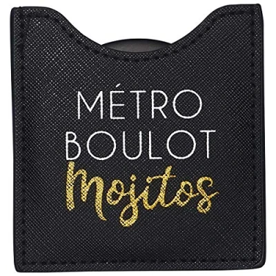 Image de DRAEGER PARIS 1886 Toga Miroir Metro boulot mojitos Rond de Poche à Emmener Partout Idéal Cadeau Anniversaire, Toutes Occasions Dimensions 8,5 x 8 cm 76005931 Small