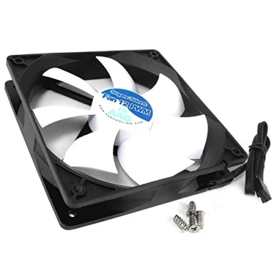 Image de AABCOOLING Super Silent Fan 12 PWM 120mm Ventilateur pour Boîtier PC CPU Processeur Silencieux et Efficace avec 4 Pads Anti Vibrations Ventilation 12cm Ventilo 10 19 DB(A) 24,5 63 m3/h
