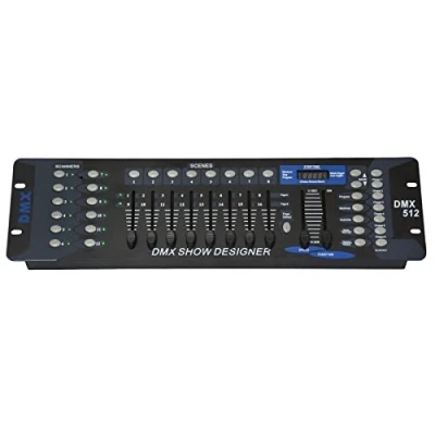 Image de Table contrôleur de lumières DMX 512192canaux Programmable pour et DJ