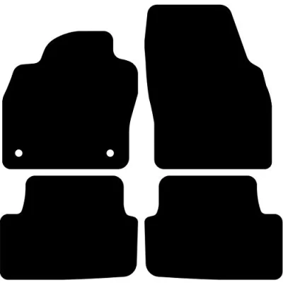 Image de Kovvar Tapis de Sol Compatible avec Seat Arona 2017 2024 Correspondant à la Version: Passager sans Fixations Qualité: Basic