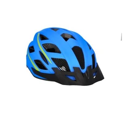 Image de Fischer Casque de vélo Mixte Adulte, Bleu/Jaune, S/M, 52 59 cm