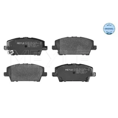 Image de MEYLE 025 240 8717/W Jeu de plaquettes frein ORIGINAL Quality Essieu avant avec indicateur d&#039;usure tôle anti bruit HONDA: CIVIC 8 Hatchback