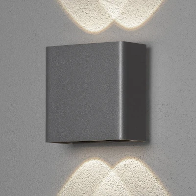 Image de Konstsmide Applique LED Chieri, 4 lampes, anthracite