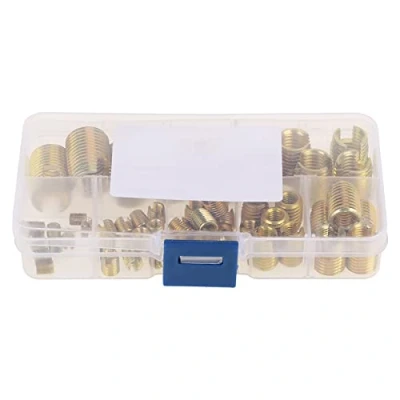 Image de 50 pièces SUS303, SUS316, insert fileté auto taraudeur en acier au carbone, réparation de vis d&#039;insertion filetage fendu
