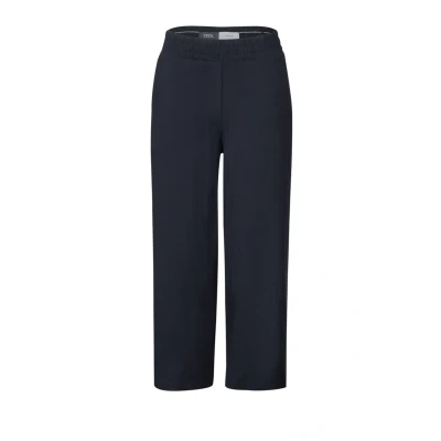 Image de Cecil B378995 Pantalon en Jersey à Jambes Larges, Bleu Universel, XXL / 24L Femmes