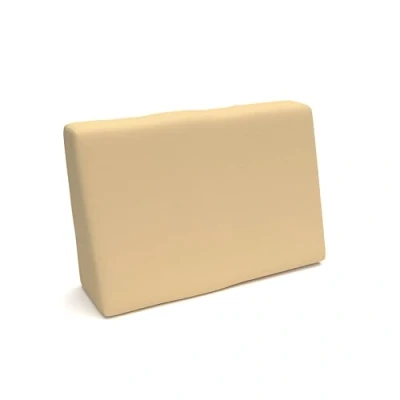 Image de POKAR Coussin pour Palettes Euro Déperlant 1x Dossier 60cm x 40cm 20/10cm, en Mousse formée à Froid, très Confortable, Canapé de Jardin, sans Palette, Beige