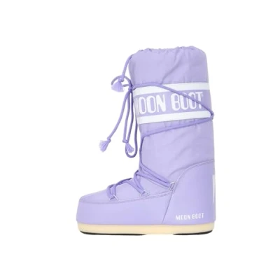 Image de Moon Boot ICON Bottes de neige, Femme, Taille: 39 41, Lilac Imitation cuir/textile