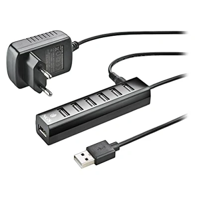 Image de NGS IHUB7 TINY USB 2.0 480 Mbit/s Noir Neuf