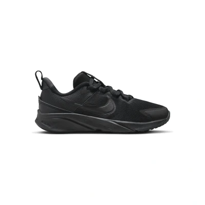 Image de Nike Performance STAR Runner 4 Unisex Chaussures de running neutres pour enfants, Taille: 31.5, Black/anthracite Tissu / matière synthétique
