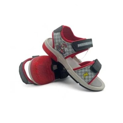 Image de Leomil Sandales d&#039;été pour enfants lumineuses (Petite taille) Mario Kart Nintendo (MB000435, Système Taille Chaussures EU, Enfant de 2 à 5 ans, Numérique, Moyen, 27)