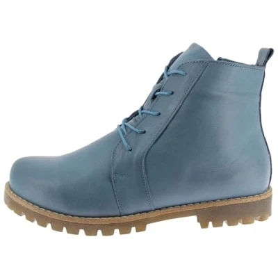 Image de Andrea Conti Bottes en Cuir Femmes 0342828, Pointure:38 EU, La Couleur:Bleu