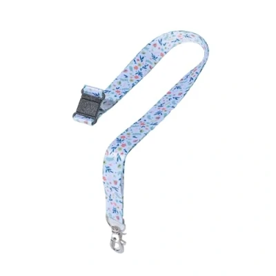 Image de AVERY 1 tour de cou recyclé pré imprimé design fleuri avec mousqueton 2cm large (R4828F 1) Multicolore