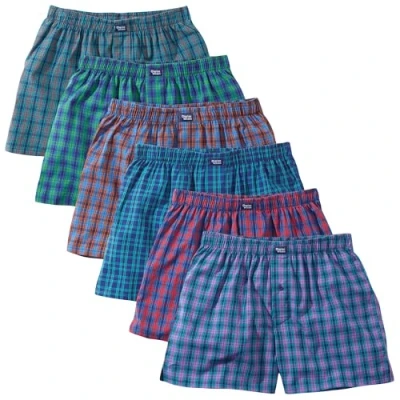 Image de Charles Wilson Pack de 6 Caleçons en Tissu (XXL, Multi Check 81)