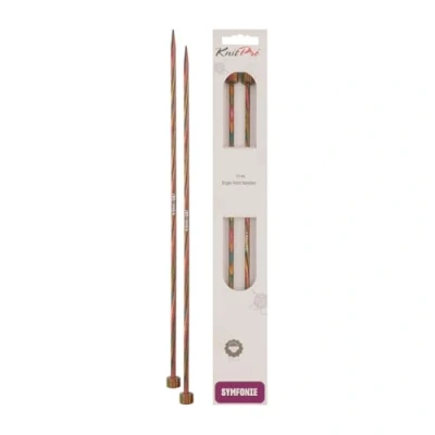 Image de KnitPro KP20218 Symphonie Aiguille Simple Pointe Bois Multicolore 22 x 0,4 11,2 cm
