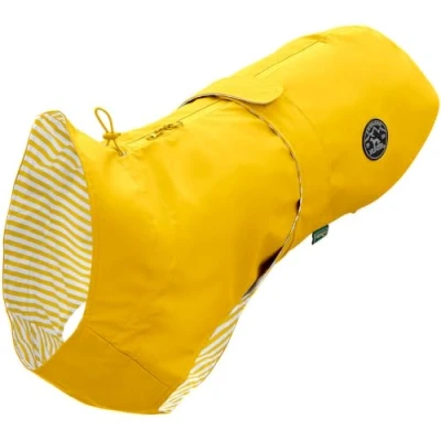 Image de HUNTER Milford Manteau de Pluie pour Chien avec Ouverture Harnais et Collier Jaune Taille 45