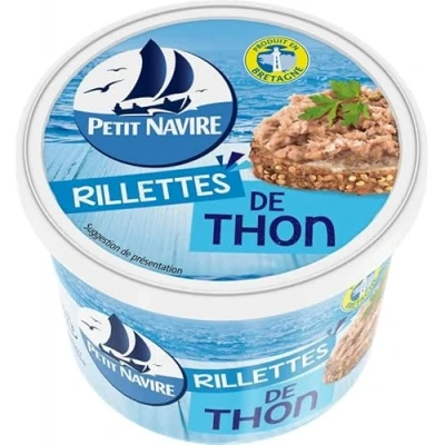 Image de PETIT NAVIRE Rillettes De Thon 220G Lot 4 Livraison Gratuite