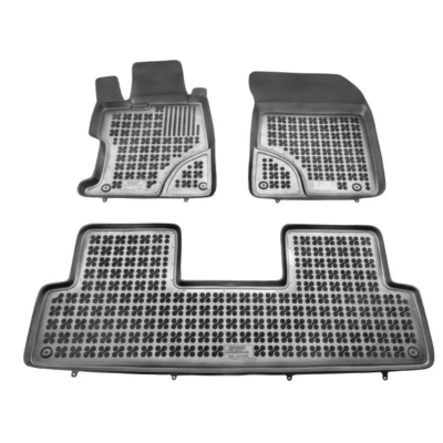 Image de REZAW PLAST 200915 Ensemble de tapis sol Caoutchouc arrière noir HONDA: CIVIC 8 Hatchback