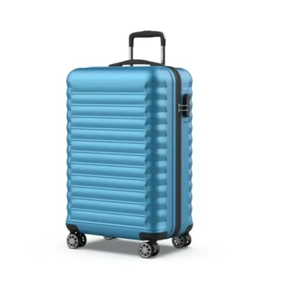 Image de NUMADA Valise Moyenne 18Kg Upfly 24&#039; ABS (63x39,5x26,8cm) avec Serrure à Combinaison et 4 Roues Doubles 360 Résistant Lumière Intérieur compartimenté Bleu