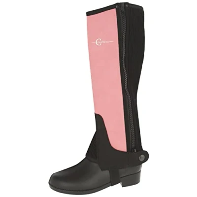 Image de Covalliero Kinder Kinderminichaps Lilli sort/Pink, størrelse 140 Chaps, Black Pink, EU