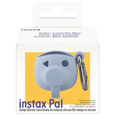 Image de Étui en silicone exclusif Instax FUJIFILM mini PAL bleu lavande INS SIL CASE BLUE