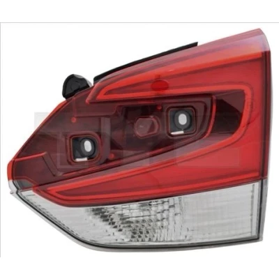Image de TYC 17 5806 00 9 Feu arrière gauche Partie intérieure W16W, LED avec porte lampe, jeu de câbles, ampoule