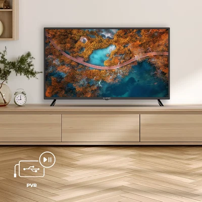Image de Kiano Slim TV Téléviseur 40&quot; Pouces 100 cm LED Full HD 1080p écran FHD Triple Tuner DVB T2 CI CI+ 2x HDMI PVR Hotel Mode