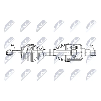 Image de Essieu moteur NTY NPW MS 084