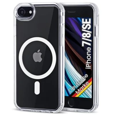 Image de JProtect Étui de protection magnétique Pour iPhone 7/8/SE 2022/SE 2020, Magsafe Résistante aux chocs Apple 8, SE 2022,