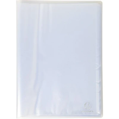 Image de Exacompta Réf. 85460E 1 Protège documents Chromaline 40 pochettes cristal lisse 80 vues pour A4 dim 24 x 32 cm couverture en polypro translucide semi rigide couleur