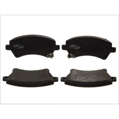 Image de DELPHI LP1737 Jeu de plaquettes frein avec indicateur d&#039;usure tôle anti bruit sans accessoires TOYOTA: Corolla IX 3/5 portes