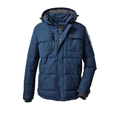 Image de G.I.G.A. DX Men&#039;s Veste fonctionnelle décontractée à l&#039;aspect duvet avec capuche amovible GW 64 MN QLTD JCKT, bleu moyen, L, 38527 000