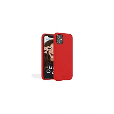Image de JAYM Coque Silicone Premium Rouge pour Apple iPhone 13 [Compatible Magsafe] 100% et Microfibre Renforcée Ultra Doux Neuf