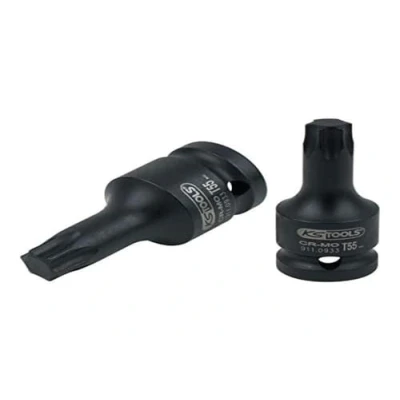 Image de KS Tools 911.0933 Douille à chocs courte TORX 1/2&#039;&#039;, T55 Uniquement pour utilisation En Chrome Molybdène