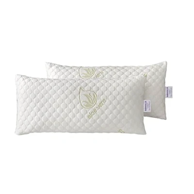 Image de Todocama Almohada viscoelástica de copos 100% viscoelásticos Oreiller viscoélastique en Flocons, Blanc, 2 Unité (Lot 1)