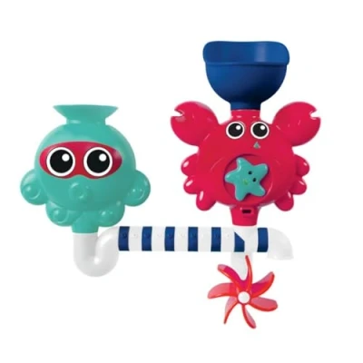 Image de LUDI Circuit d&#039;eau Pour jouer à l&#039;heure du bain. Fixation ventouse. les enfants dès 10 mois. Une aide au développement de la dextérité. Réf. 40009