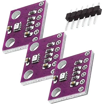 Image de AZDelivery 3 x GY BMP280 Capteur de Pression Barométrique, Température et d&#039;Altitude Compatible avec Arduino Raspberry Pi incluant Un E Book!