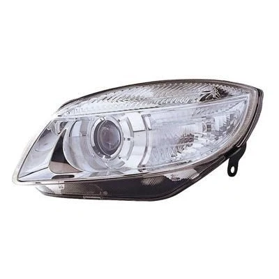 Image de ABAKUS 665 1115L LD EM Phares gauche H7 avec commande pour correcteur de site projecteur PX26d SKODA: Fabia 2