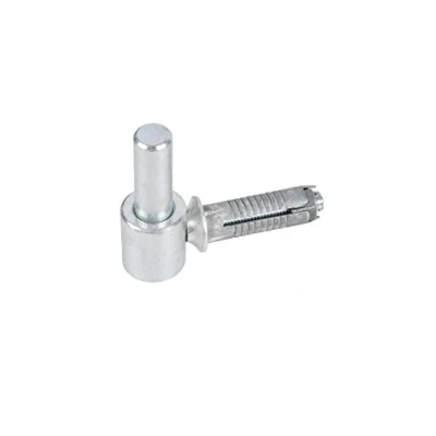 Image de Alberts 307370 Gond à visser avec filetage métrique zingué cote axe Ø16 mm 65 x 33
