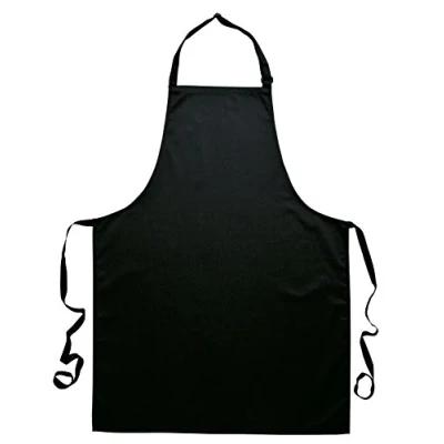 Image de Portwest Tablier à bavette Coton, Couleur: Noir, S840BKR
