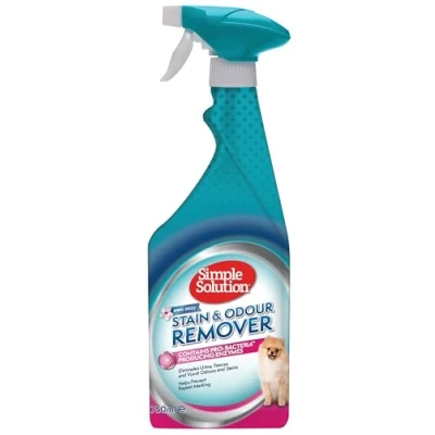 Image de Simple Solution Tache d’Animal de Compagnie et démaquillant d’Odeur Nettoyeur enzymatique avec Alimentation Nettoyage Pro Brise Printemps