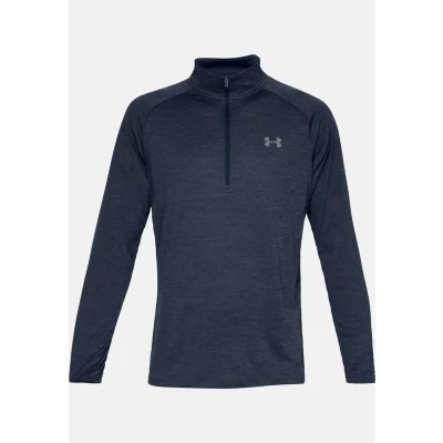 Image de Under Armour TECH ZIP Tshirt à manches longues, Homme, Taille: Small, Academy
