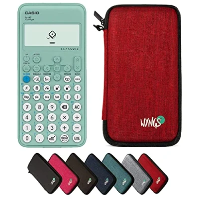 Image de CALCUSO Ensemble de Base Rouge avec Calculatrice Casio FX 92 College ClassWiz